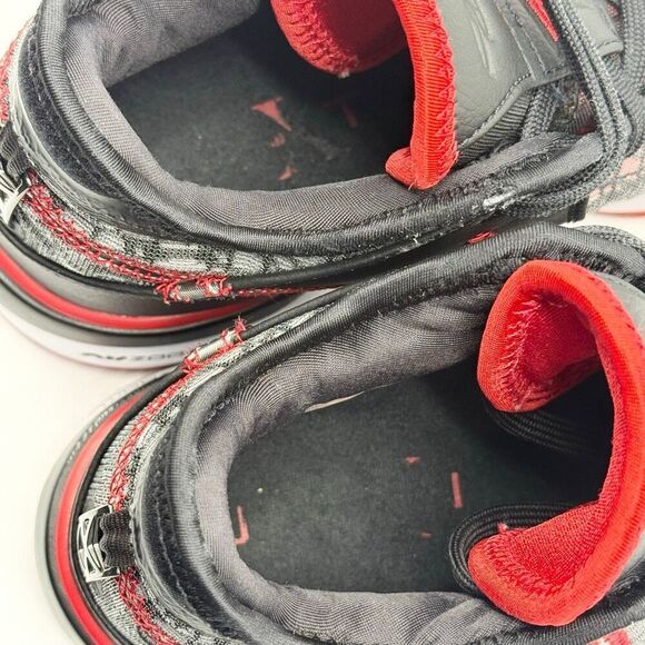 Nike Zoom LeBron NXXT Gen FaZe Clan Bred Lace Up Red Black Mid Sneakers - US Men - Picture 13 of 16